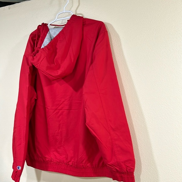 Gorgeous Plain Red Fleece Lined Full Zip Jacket, Men’s Large NWT Retail $84 - Picture 8 of 10